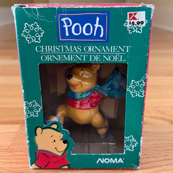 Winnie the Pooh Christmas Ornament Pooh Ice Skating with Box - Picture 2 of 14